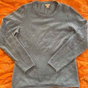 J.Crew Baby Blue 💯 Cashmere Sweater!